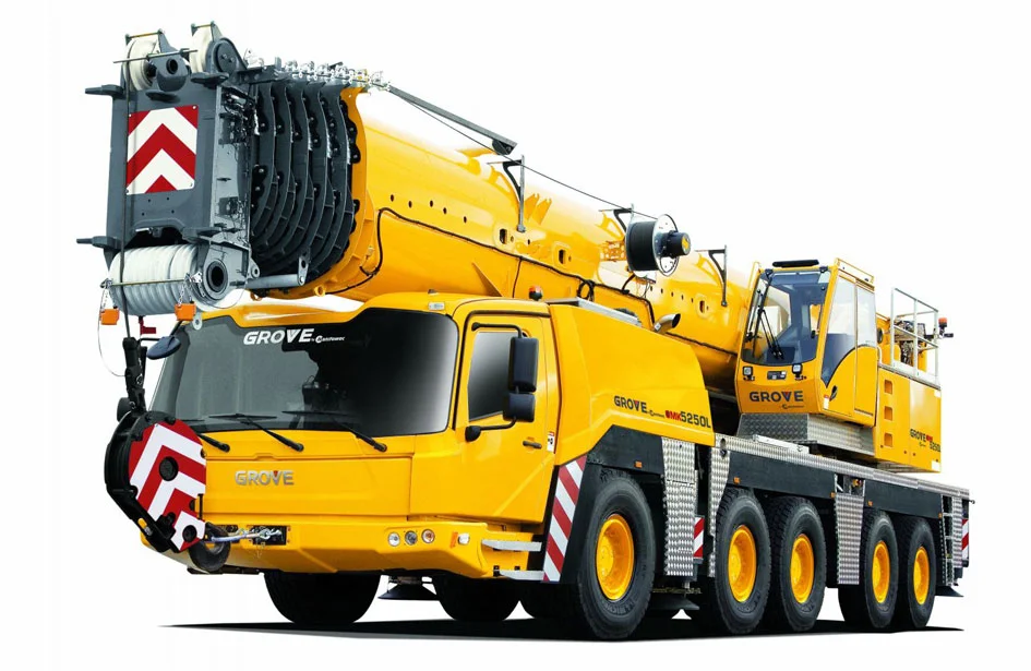 Heavy machinery and vehicles being prepared for shipment